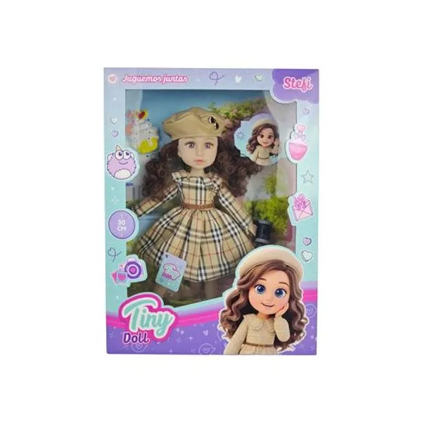 Muñeca Tiny doll 30 cm en caja 26x34.5x7.5 cm modelos surtidos