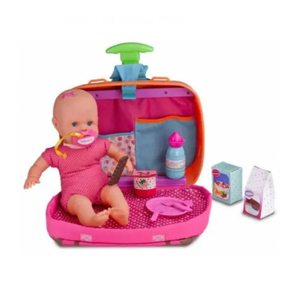 Nenuco siempre conmigo - bebote de cuerpo blando 35 cm con set de comiditas