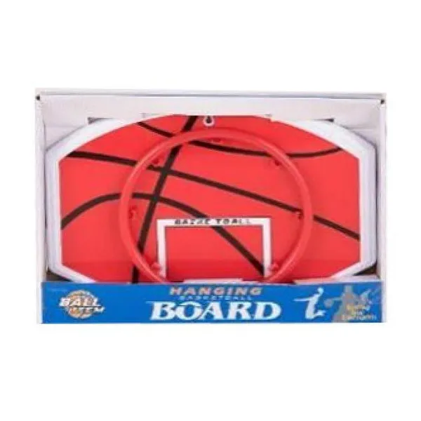 Aro de básquet con pelota e inflador 34 cm