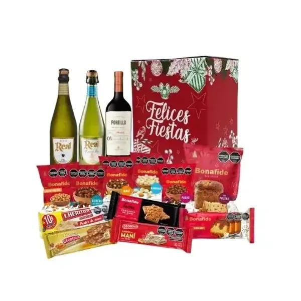 Caja navideña celebracion