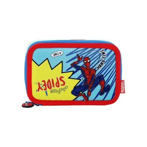 Cartuchera 2 pisos Spiderman 22x15x4 cm lsyd