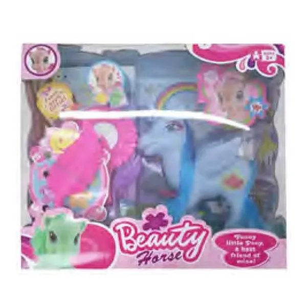 Pony con accesorios 16x13x4 cm