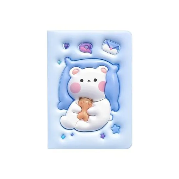 Cuaderno 13x17.5 cm rayado soft kawaii x1 modelos surtidos