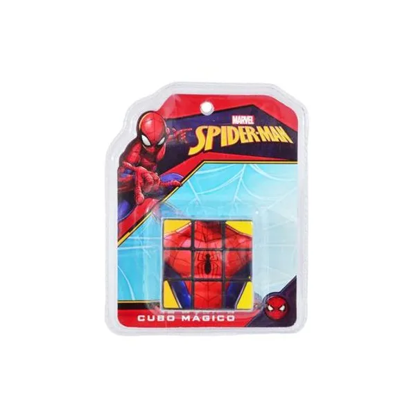 Cubo mágico Spiderman 5x5x5 cm en blister 13x16 cm x unidad modelos surtidos
