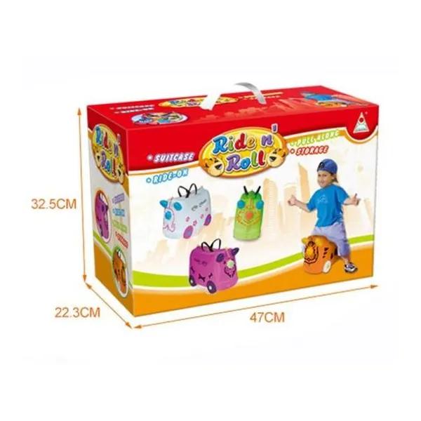 Valija pata pata perrito. ideal para guaradr y llevar juguetes. 3.5 x22 x47 c