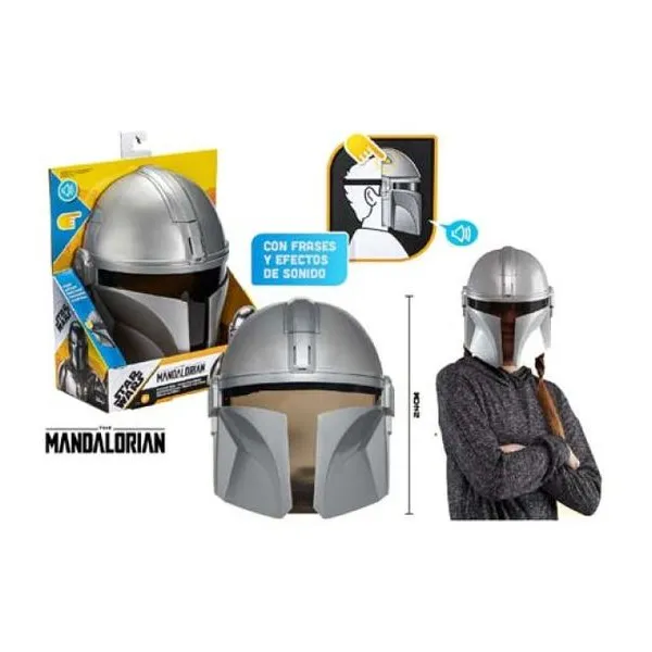 Hasbro star wars - role play mascara - the mandalorian