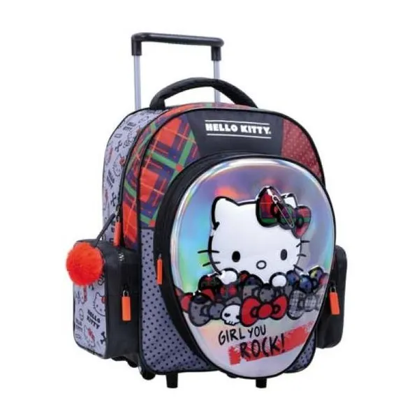 Hello kitty mochila 14" carro -rock-