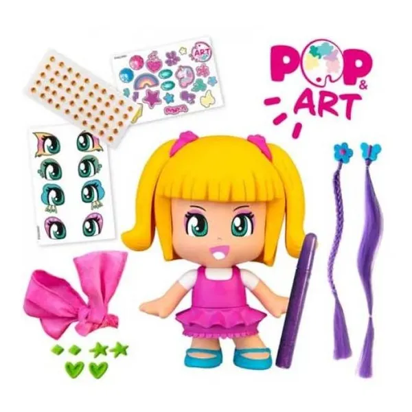 Pinypon pop & art. gran figura pinypon 17 cm podes personalizar