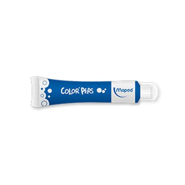 Témpera Maped est.x 10 col.azul