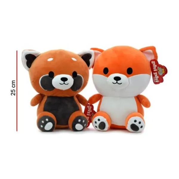 Mapache y zorro 24 cm