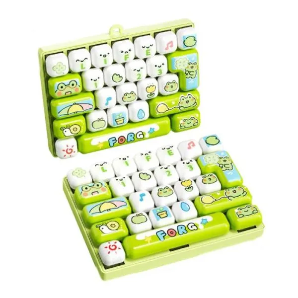 Keyboard frog con luz
