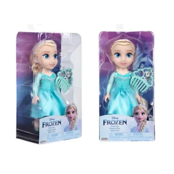Muñeca elsa 16 cm articulada + accesorios.