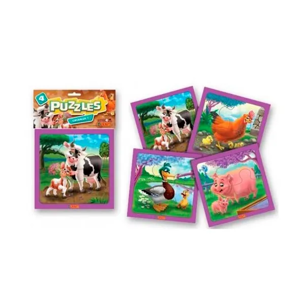 Puzzle Duravit chico granja 1 bl.x 4 unid.