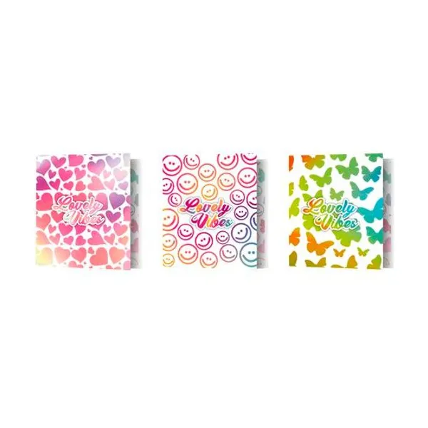 Carpeta carta 3x40 lovely hologlitter x unidad modelos surtidos rexon