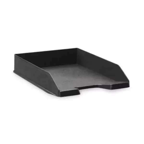 Bandeja papelera Pizzini a4 apilable 1 piso negra