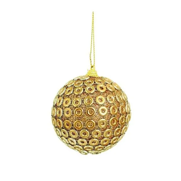 Borla anillos oro 8 cm caja x6 unidades