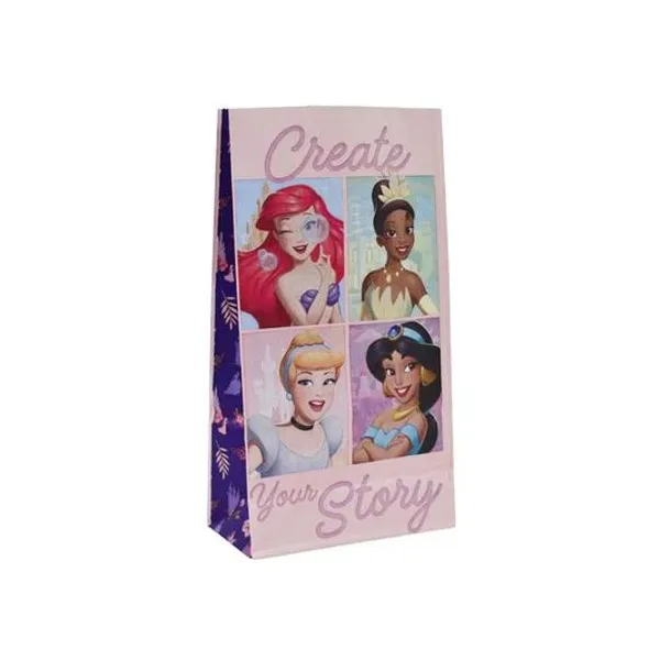 Bolsa cotillon princesas 12.5x07x24.5 cm x unidad