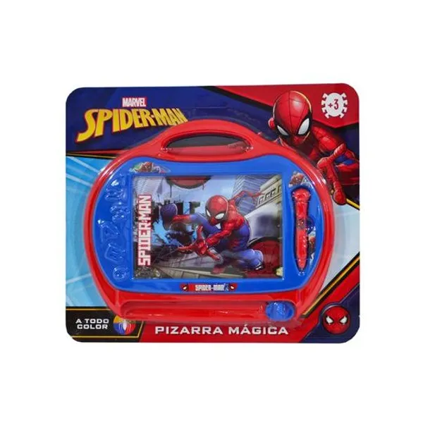 Pizarra mágica Spiderman en blister 26x22 cm