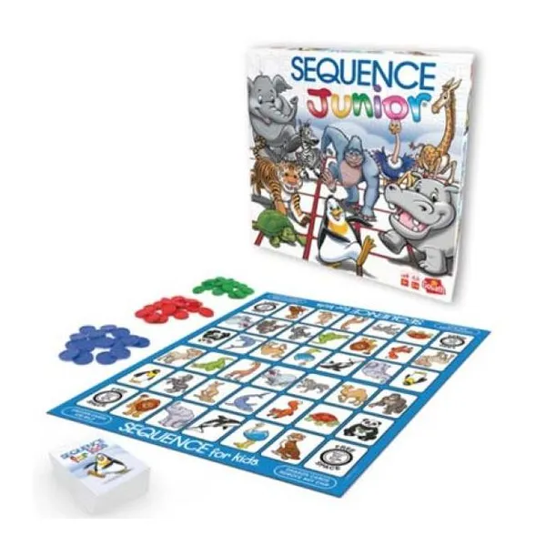 Sequence junior. el clásico juego de estrategia versión animales