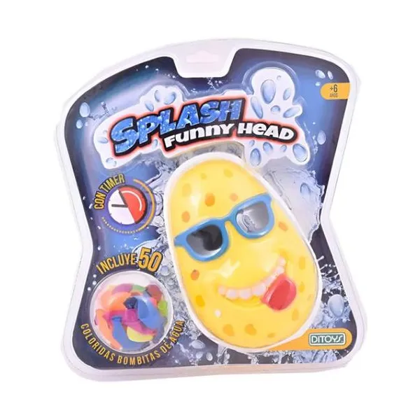 Splash timer funny head
