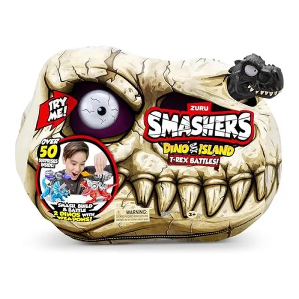Smashers dino island t-rex (50 sorpresas)