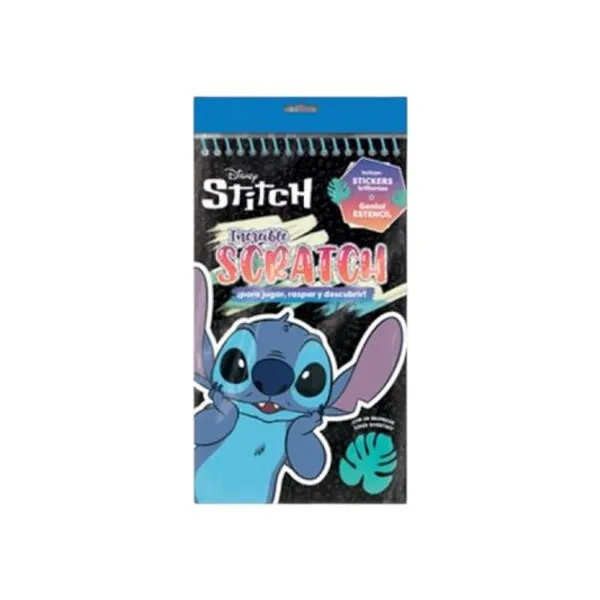 Libro block para pintar scratch Stitch 15.5x25 cm
