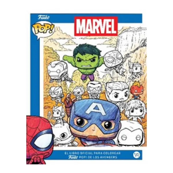 Los Avengers - el libro oficial para colorear funko pop!
