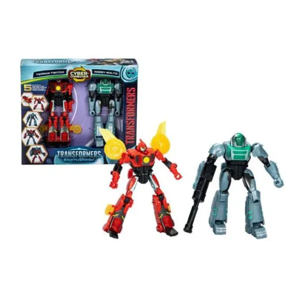 Hasbro transformers earths park playset 20 cm articulado cyber combinalos