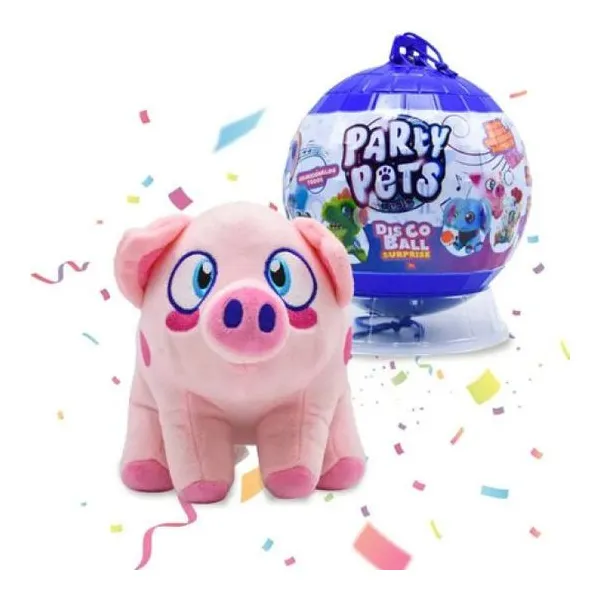 Party pets disco ball surprise baby piglet ppdbs001-pi