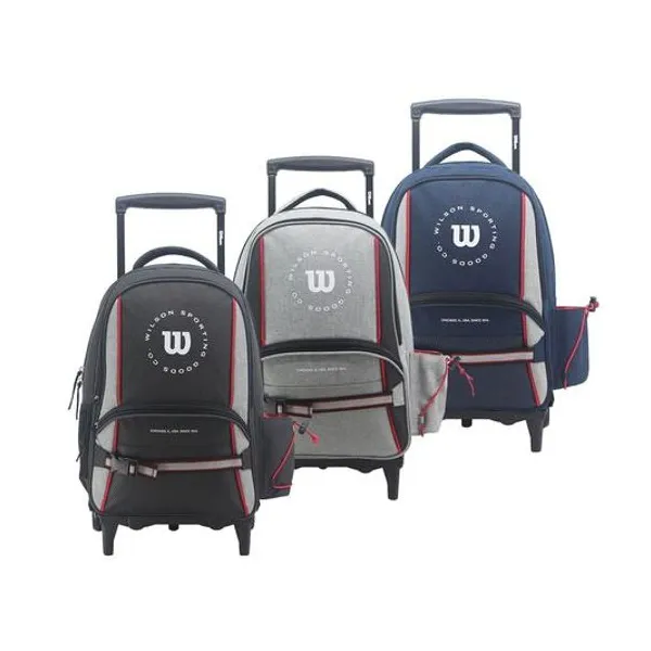 Mochila 19.5" con carro bicolor x unidad colores surtidos wilson