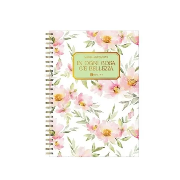 Cuaderno espiral a4 rozini fraganza t/dura 90 hjs.raya