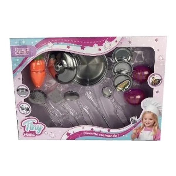 Super set de cocina inox con accesorios 36 5 26 cm