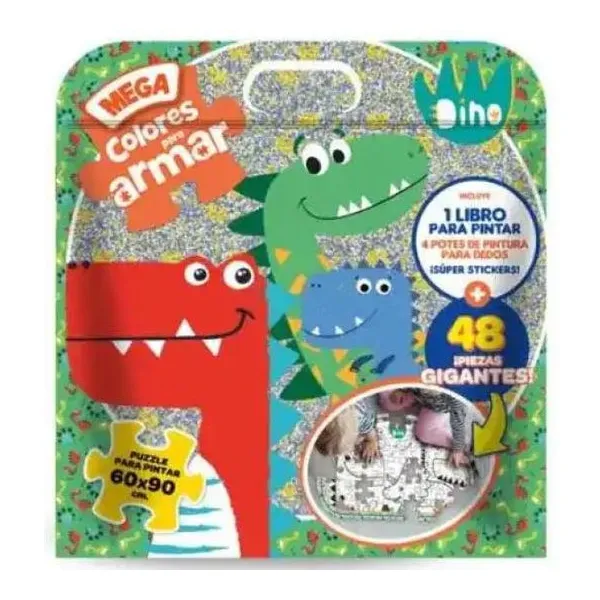 Dino colores para armar