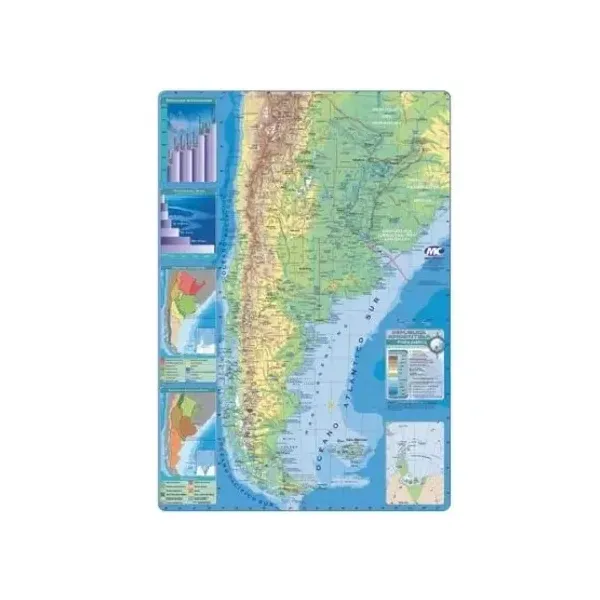 Block mapas m.c.n.° 6 republica argentina fp 35 x50 x25 unid.