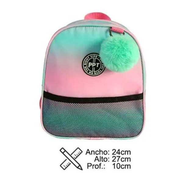 Mochila degrade 23.5x27x9.5