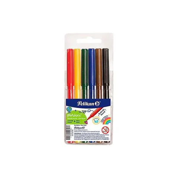 Marcador pintaloco blister x6 Pelikan