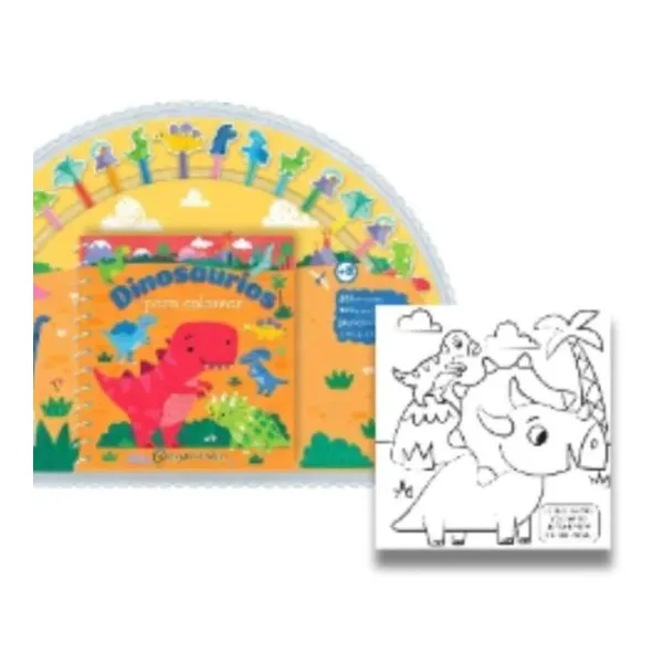 Dinosaurios set para pequeños artistas