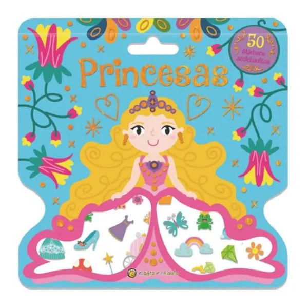 Stickers acolchaditos- princesas 21 21 cm