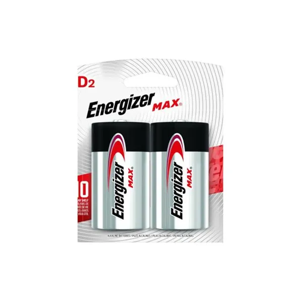 Pilas alcalinas Energizer "d" grande bl.x 2 u.e95 bp2 gl