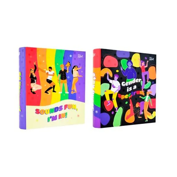 Carpeta a4 2x40 arcoiris x unidad modelos surtidos