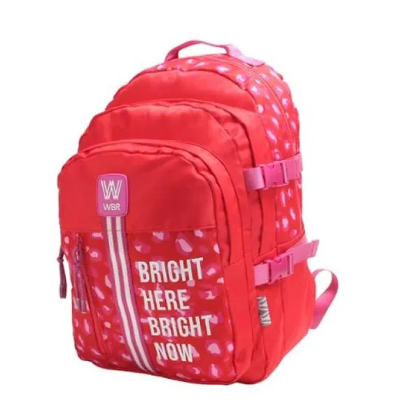Wbr mochila 17" espalda -premium- "rojo