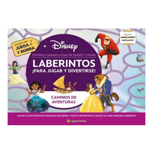 Caminos de aventuras. laberintos para jugar y divertirse