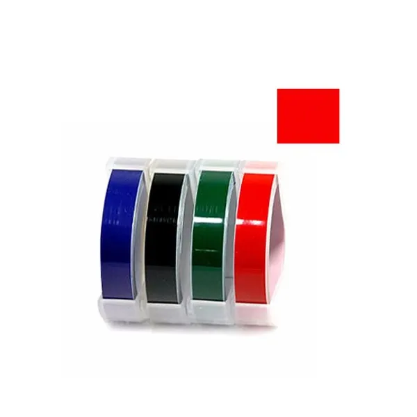 Cinta para rotuladora ibi craft motex 9 mmx 3.00 mtsrojo