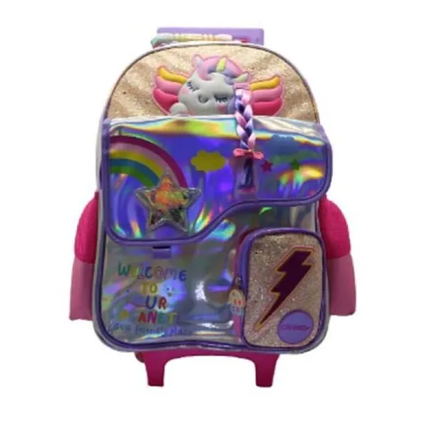 Mochila Cresko 18""/23,5 l con carro angelic