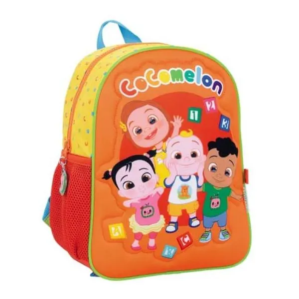 Cocomelon mochila 12" espalda -grupo-