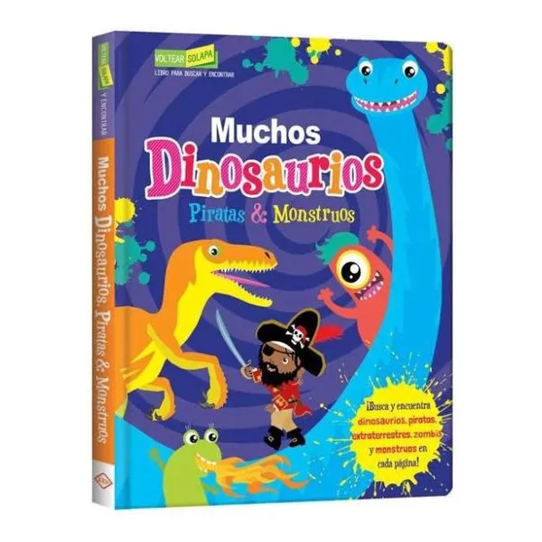 Muchos dinosaurios, piratas & monstuos- busca y encuentra