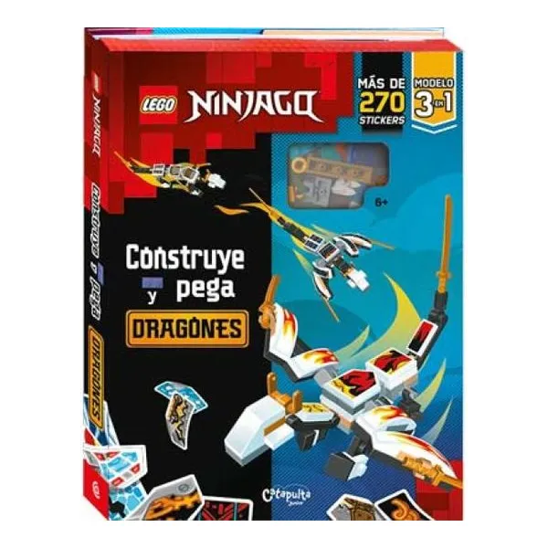 Lego ninjago: construye y pega dragones
