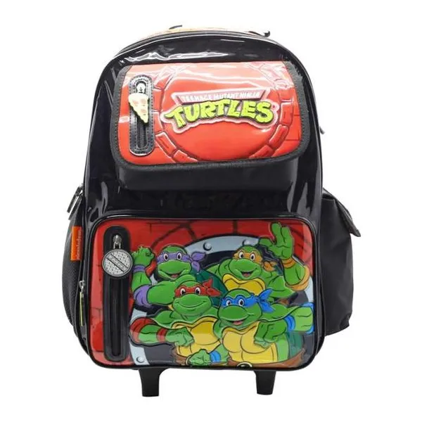 Mochila con carro tortugas ninja 18"/23,5 l