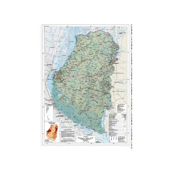 Block mapas m.c.n.° 6 pcia.entre rios fp 35 x50 x25 unid.