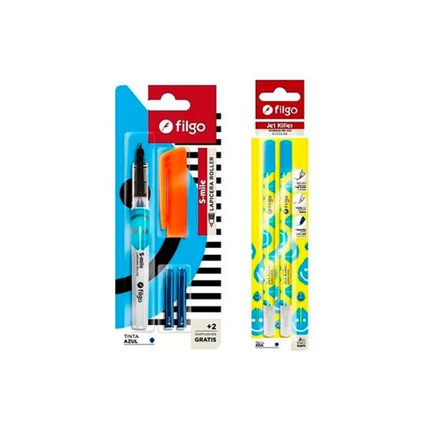 Kit bolígrafo s-mile borrable + borratinta jet killer f